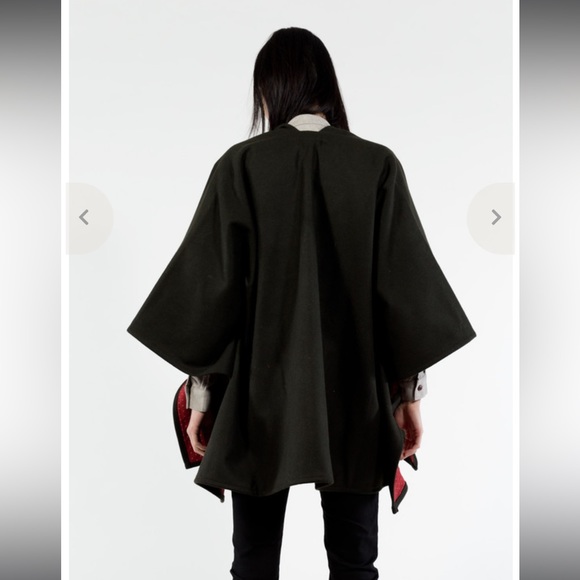 Bridge & Burn Faye Wool Blend Cape Poncho - Picture 9 of 12